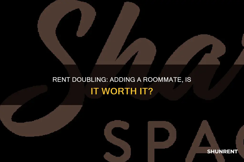 does rent double if you add another resident