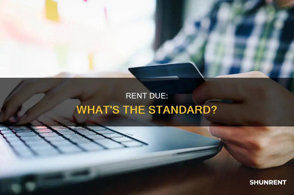 does rent due at the first of the month