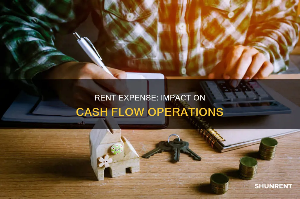 does rent expense affect cash flow from operations