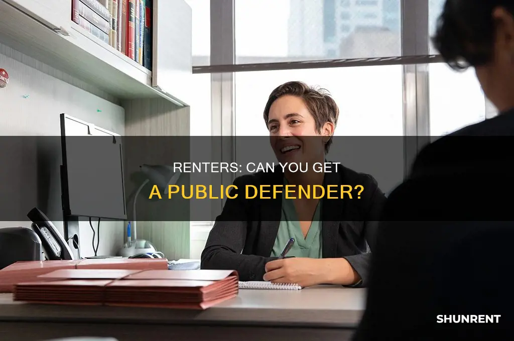 does rent factor into eligibility for public defender va