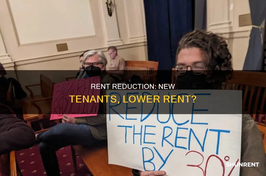 does rent go back down with new tenant