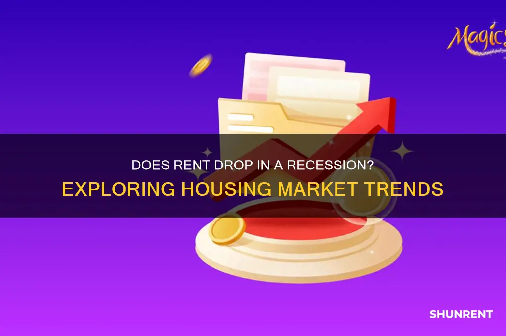 does rent go down during a recession