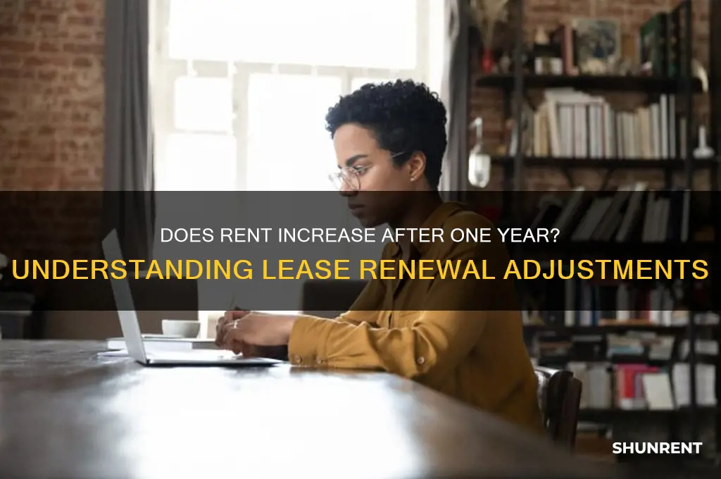 does rent go up after one year
