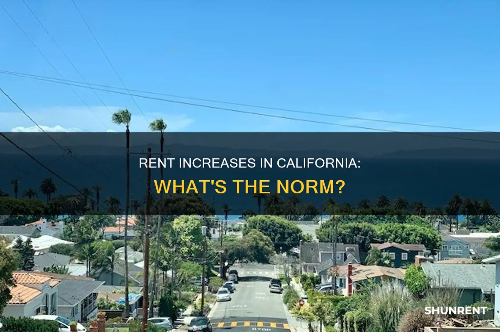 does rent go up every year in california