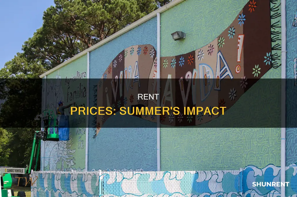 does rent go up or down in the summer