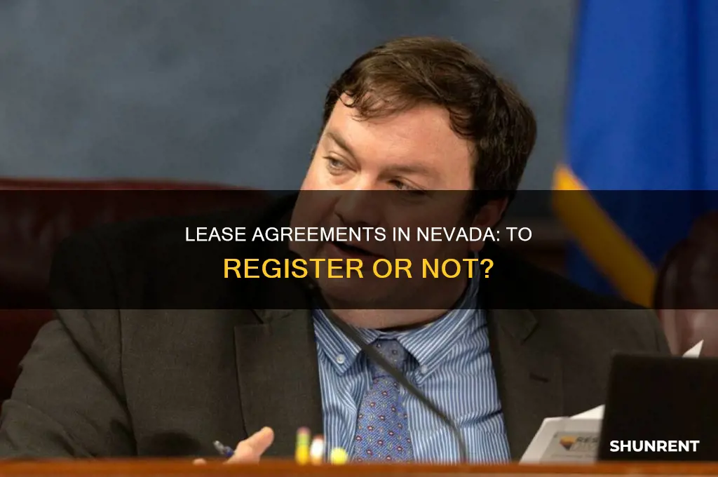 does rent lease need to be registered nevada
