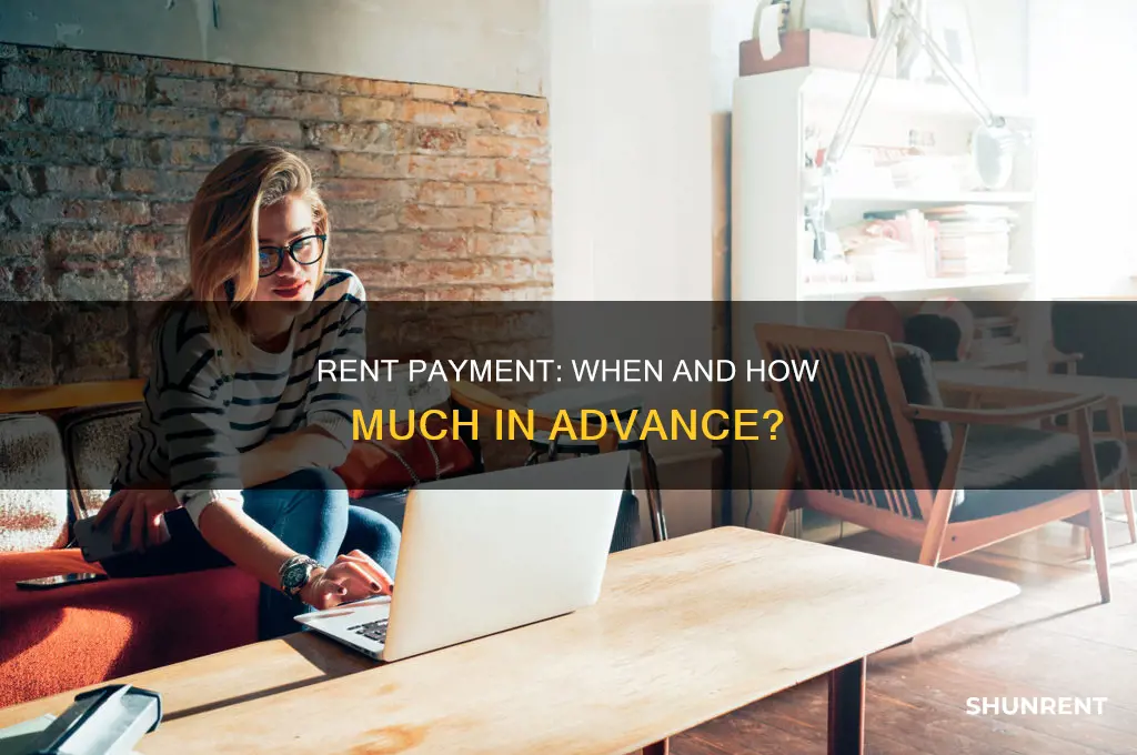 does rent need to be paid in advance