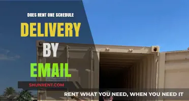 Rent One Delivery Scheduling: Can You Arrange via Email?