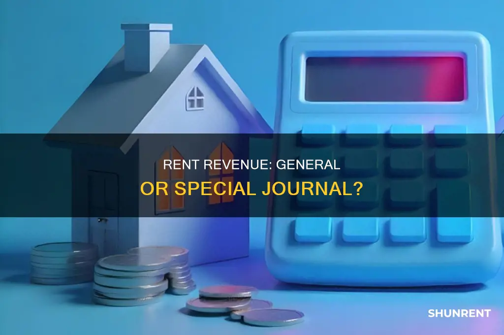 does rent revenue go in general or special journal