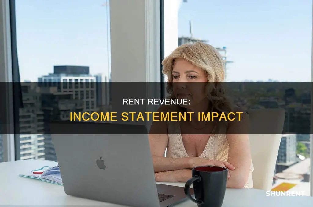 does rent revenue go on the income statement
