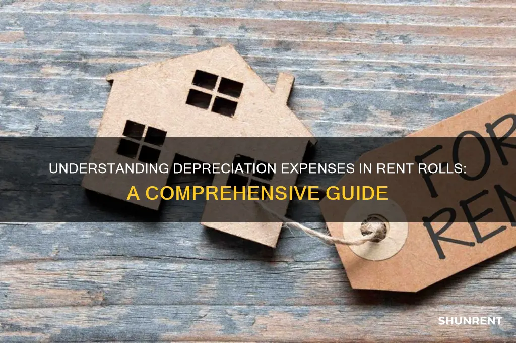 does rent roll usually have depreciation expense
