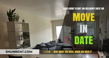 Rent Payment: Delivery or Move-In Date?