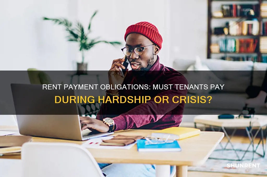 does rent still have to be paid