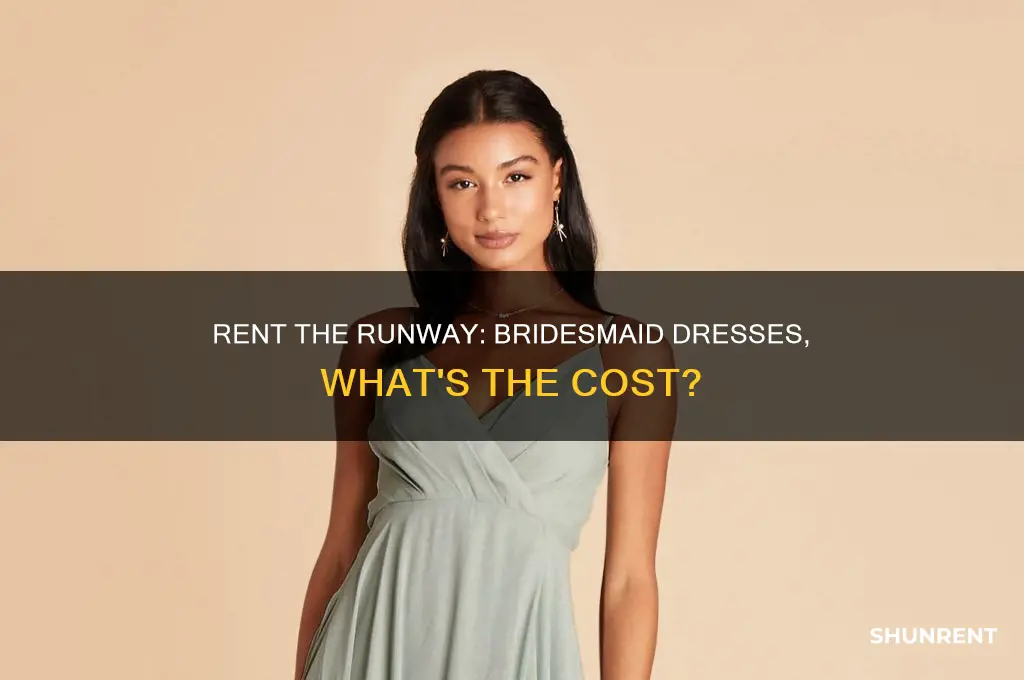 does rent the runway bridesmaid package inlcude price of dress