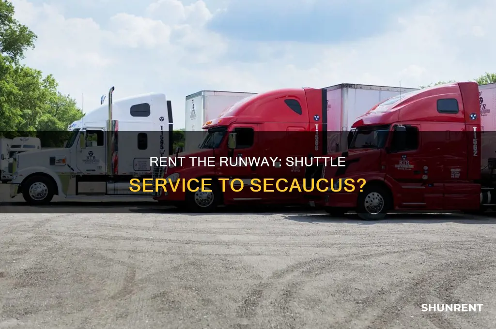 does rent the runway have a shuttle to secacus