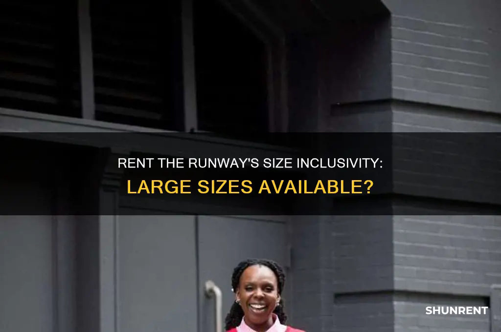 does rent the runway have large sizes