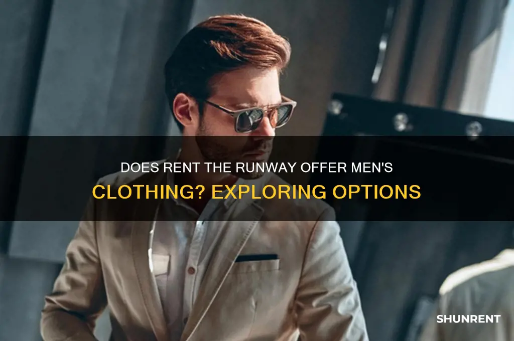 does rent the runway have men