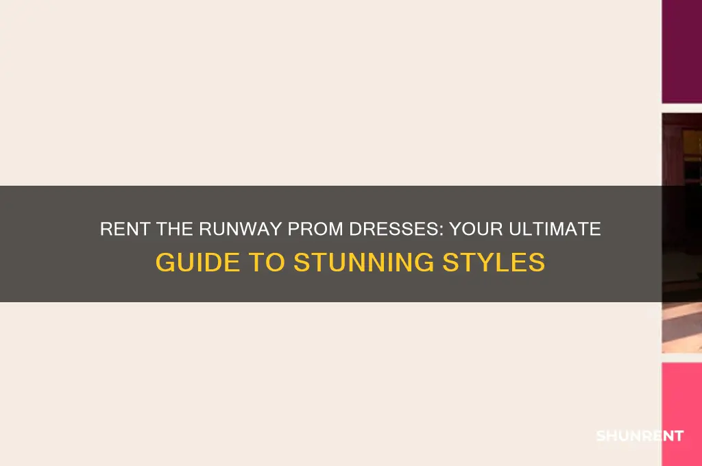 does rent the runway have prom dresses
