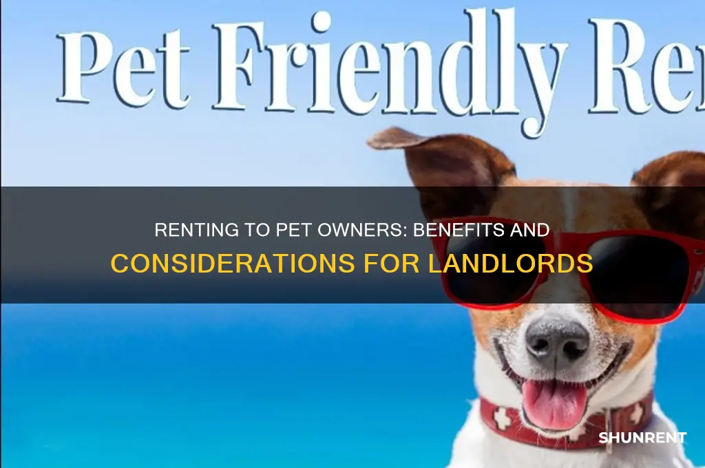 does rent to tenant with pet good