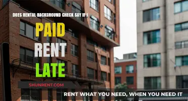 Background Checks: Do They Reveal Late Rent Payments?