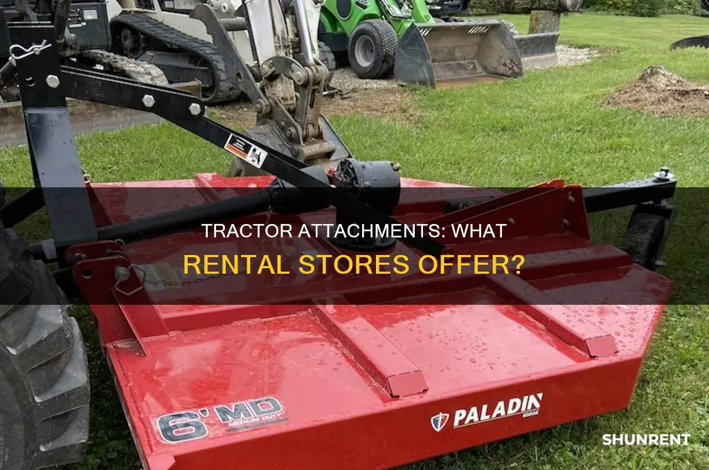 does rental stores rent 3-point tractor attachments