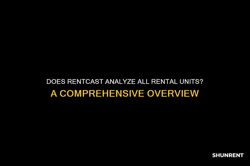 does rentcast look at all units rent