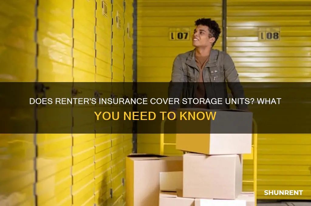 does renter insurance cover a storage facility