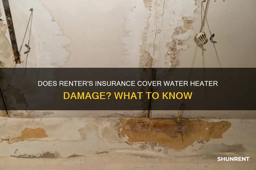 does renter insurance cover damaged water heater