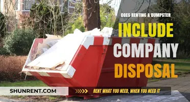 Does Renting a Dumpster Include Company Disposal Services?