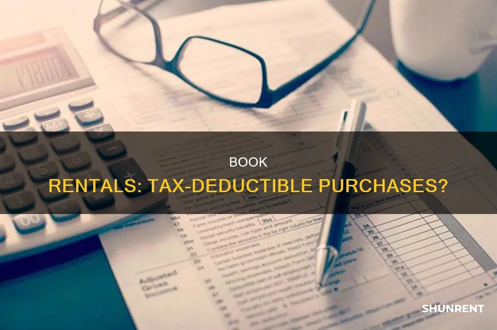 does renting books count has purchasing books on your taxs