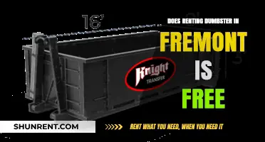 Is Renting a Dumpster in Fremont Free? What You Need to Know