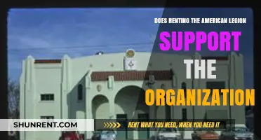 Renting the American Legion: Supporting the Organization