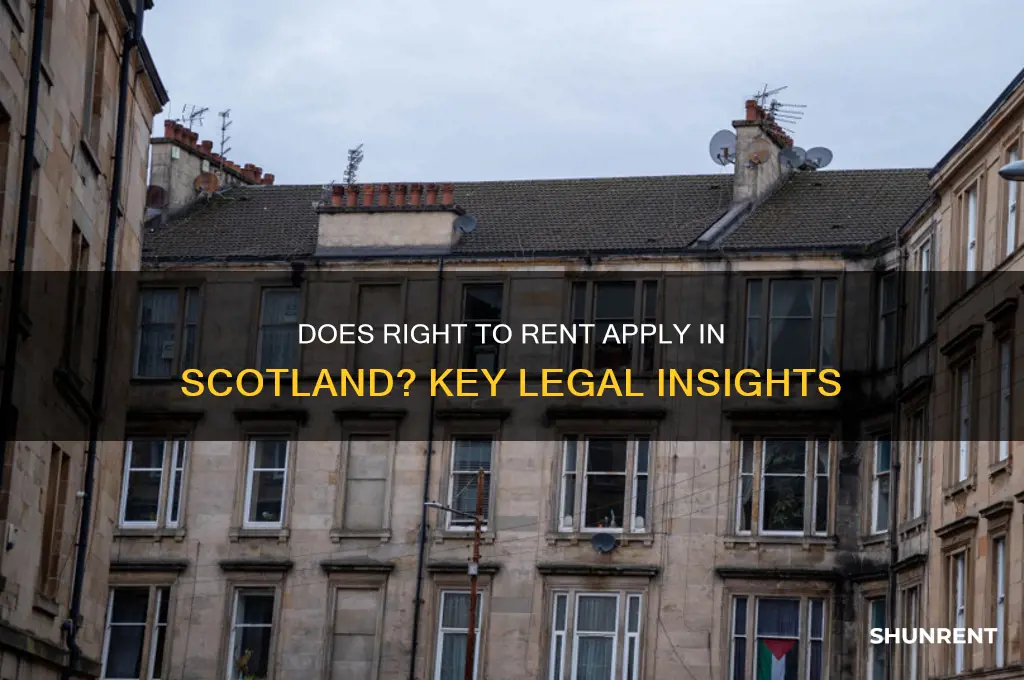 does right to rent apply in scotland