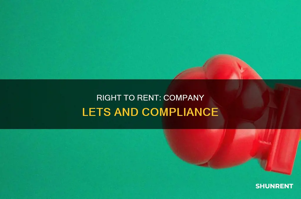 does right to rent apply to company lets