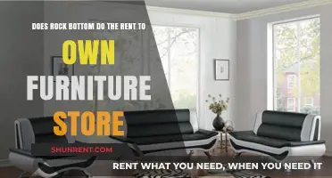 Rock Bottom: Rent-to-Own Furniture Store Option?
