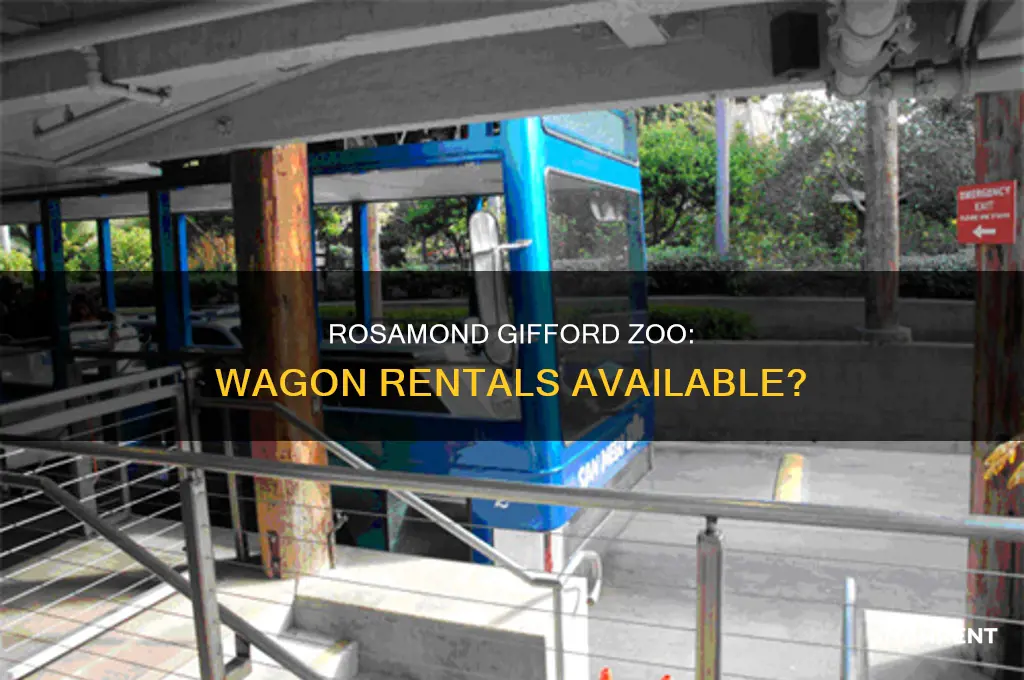 does rosamond gifford zoo have wagons to rent