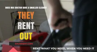 Rug Doctor's Compact Cleaner Rental Options Explored