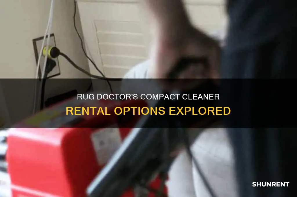 does rug doctor have a smaller cleaner they rent out