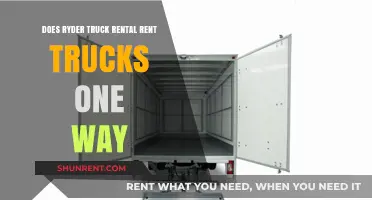 Truck Rental: Ryder's One-Way Service?