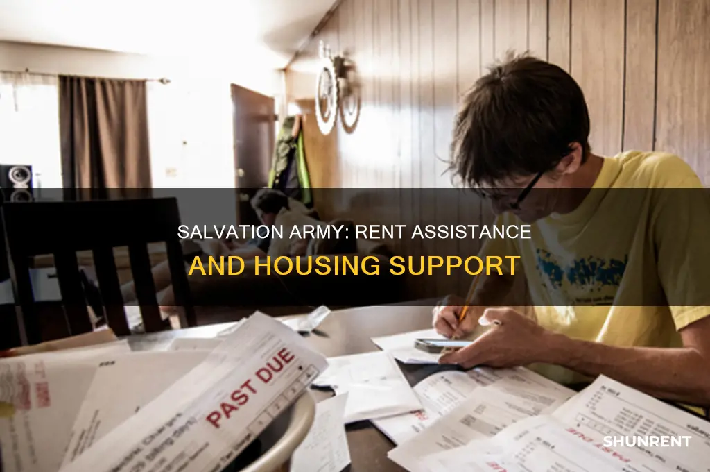 does salvation army in and help with rent