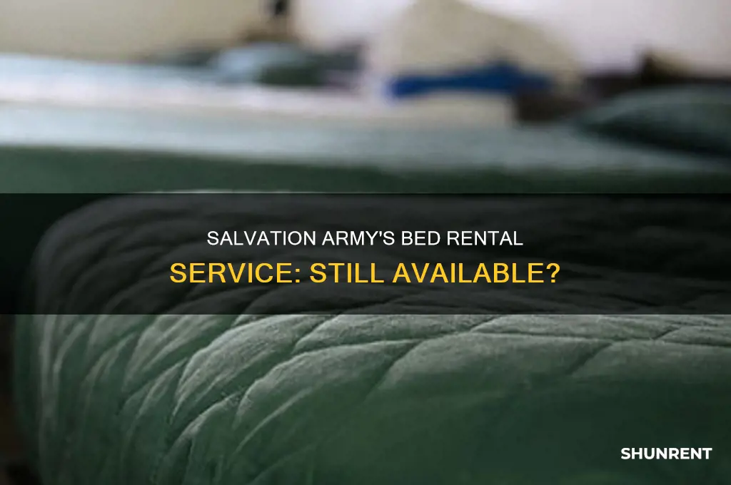 does salvation army still rent beds at night