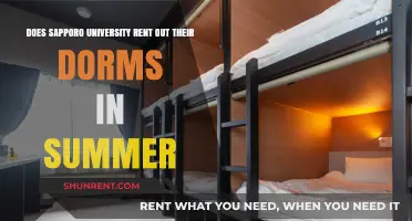 Sapporo University's Summer Dorm Rental Options