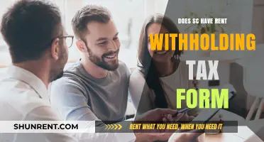 SC Rent Withholding Tax Form: What Landlords and Tenants Need to Know