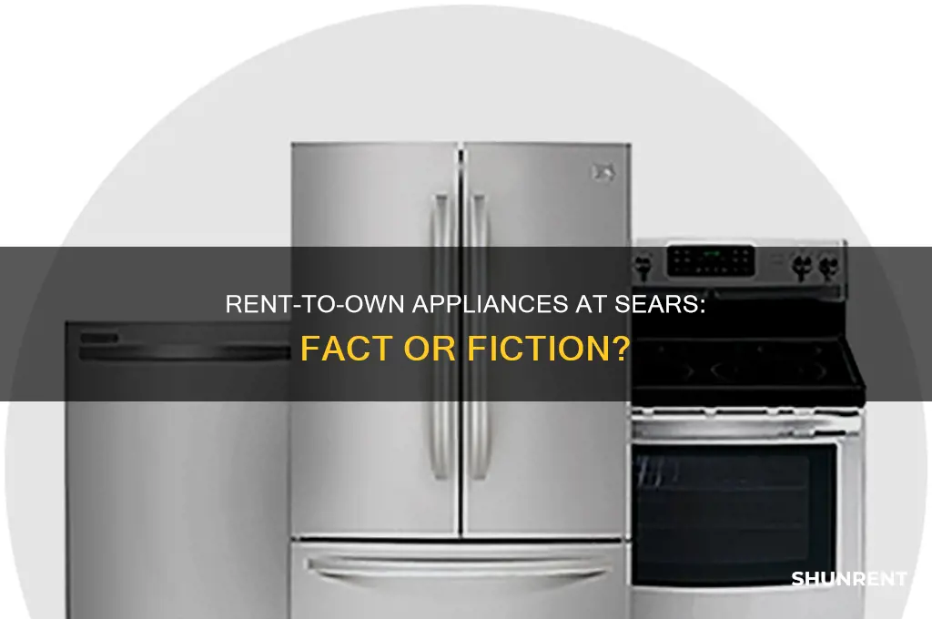 does sears have rent to own appliances