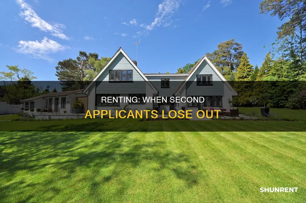 does second person applied for rent lost money