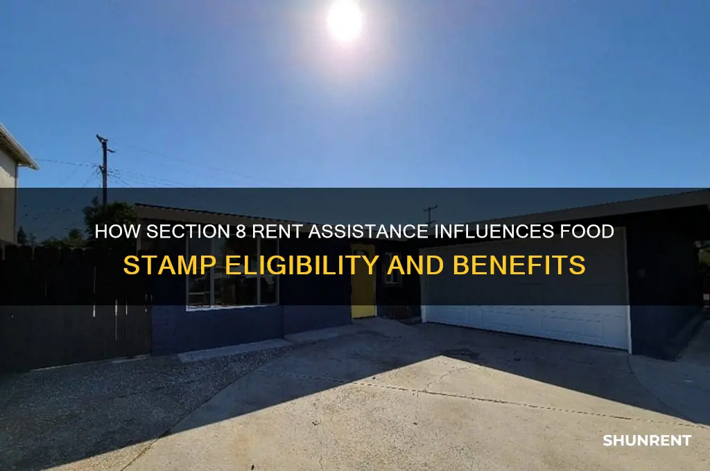 does section 8 rent effect food stamps