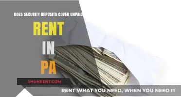 Security Deposits: Unpaid Rent Covered in Pennsylvania?