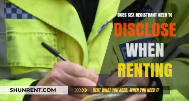 Sex Offender Registry: Disclosure When Renting?