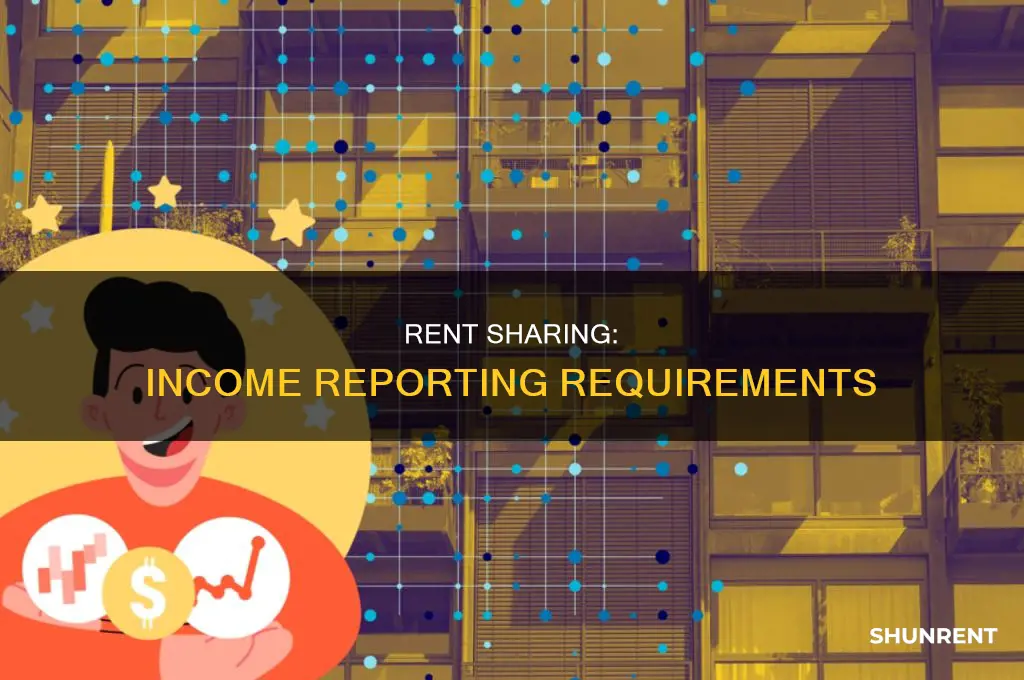 does shared rent need to be repirted as income