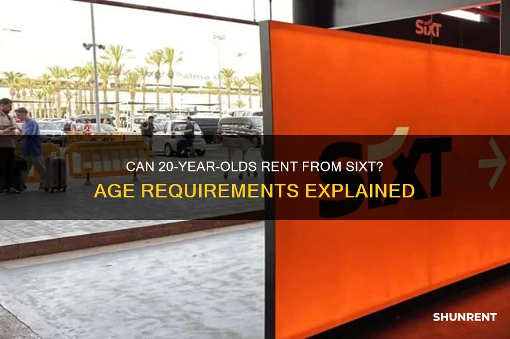does sixt rent to 20 year olds